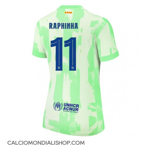 Maglie da calcio Barcelona Raphinha Belloli #11 Terza Maglia Femminile 2024-25 Manica Corta